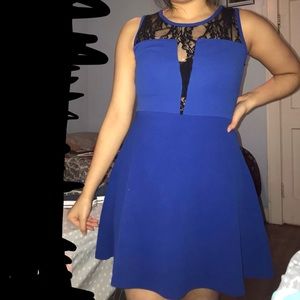 Blue dress